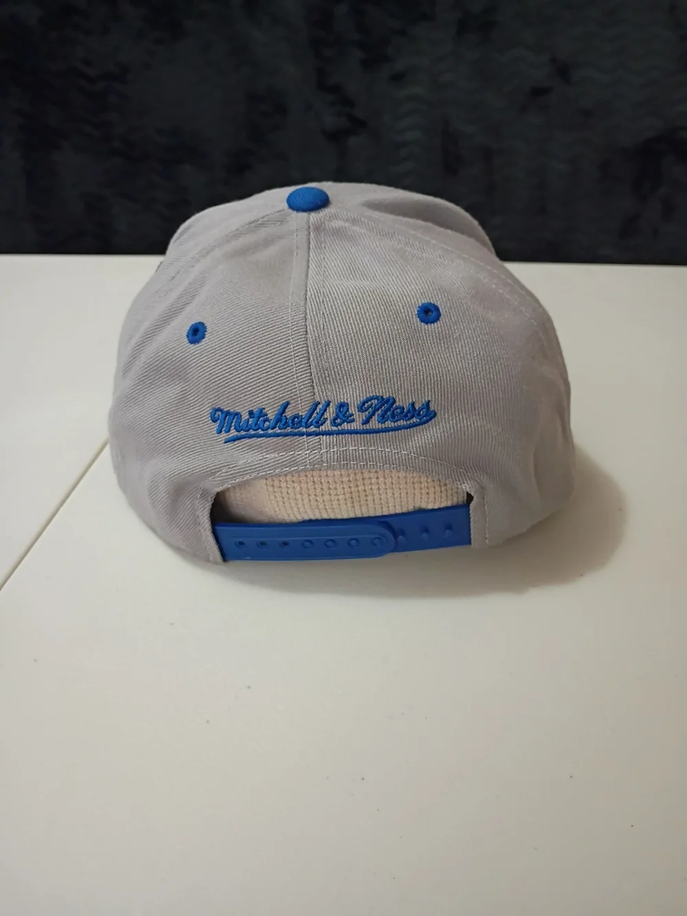 Golden State Warriors Grey and Blue Embroidered Snapback